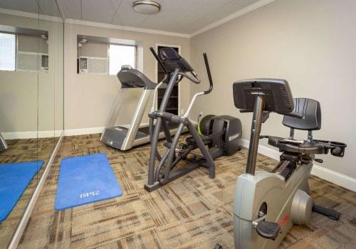 gym equipment at elkins park terrace